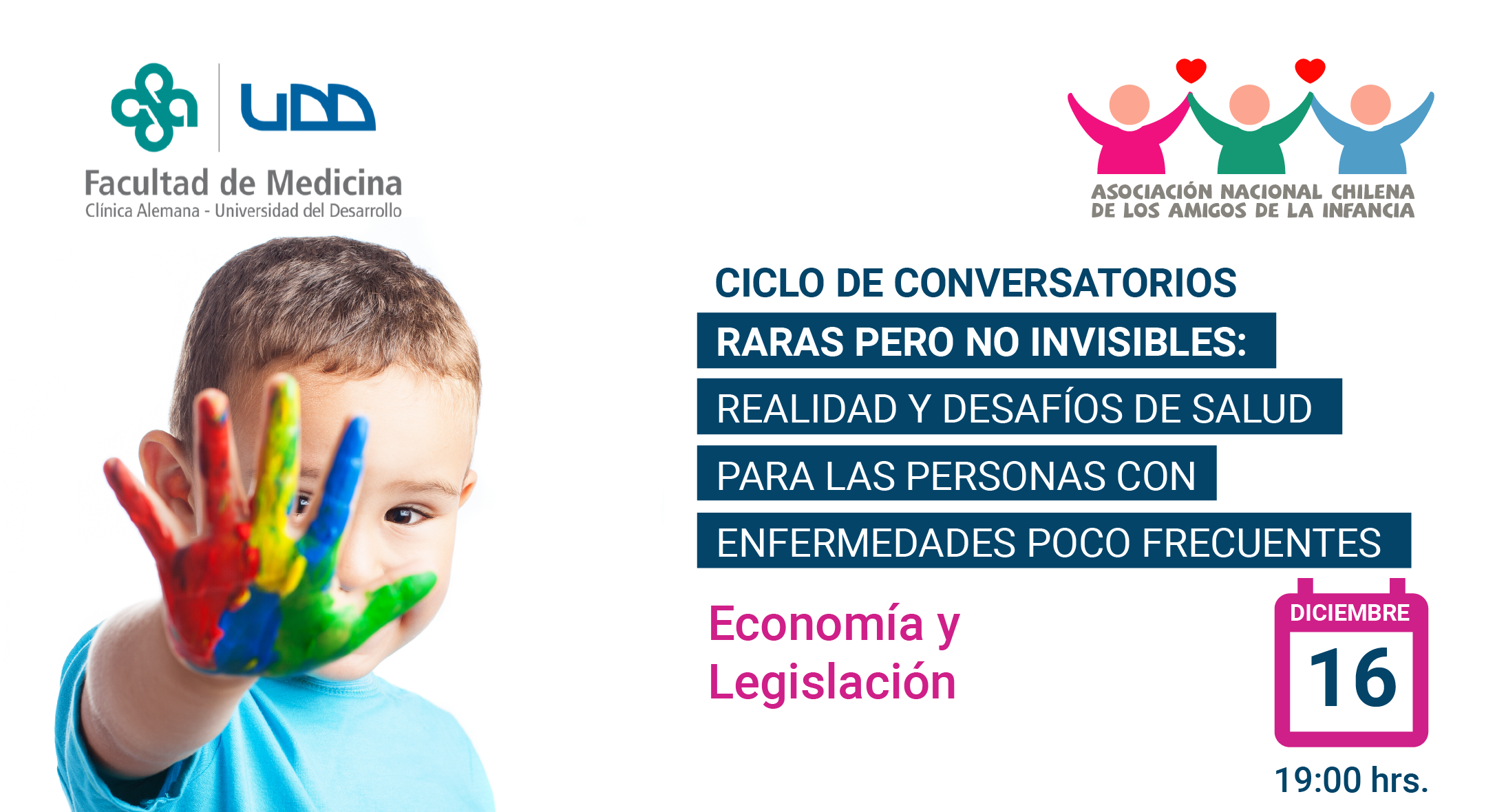 Ciclo de Conversatorios: Panel de Expertos Abordará Realidad de Enfermedades Poco Frecuentes en Chile